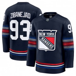 Men's New York Rangers Mika Zibanejad Navy Alternate Premium Jersey Men's New York Rangers Mika Zibanejad Navy Alternate Premium Jersey