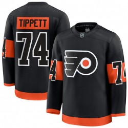 Men's Philadelphia Flyers Owen Tippett Black Alternate Premium Jersey Men's Philadelphia Flyers Owen Tippett Black Alternate Premium Jersey