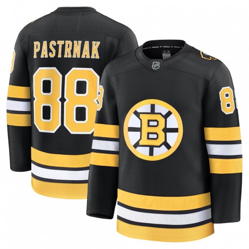 David Pastrnak Boston Bruins Home Premium Player Jersey - Black David Pastrnak Boston Bruins Home Premium Player Jersey - Black