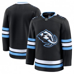 Men's Utah Mammoth Blank Black Home Premium Jersey Men's Utah Mammoth Blank Black Home Premium Jersey