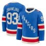 Men's New York Rangers Mika Zibanejad Blue Centennial Premium Jersey Men's New York Rangers Mika Zibanejad Blue Centennial Premium Jersey