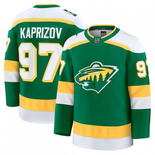 Kirill Kaprizov Minnesota Wild Alternate Premium Jersey - Green Kirill Kaprizov Minnesota Wild Alternate Premium Jersey - Green