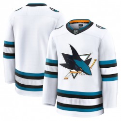 San Jose Sharks Away Premium Jersey - White San Jose Sharks Away Premium Jersey - White
