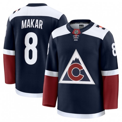 Men's Colorado Avalanche Cale Makar Navy Alternate Premium Jersey Men's Colorado Avalanche Cale Makar Navy Alternate Premium Jersey