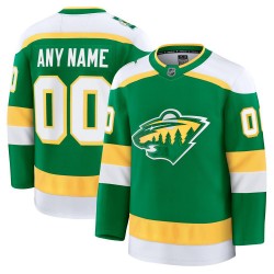 Minnesota Wild Alternate Premium Custom Jersey - Green Minnesota Wild Alternate Premium Custom Jersey - Green