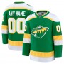 Minnesota Wild Alternate Premium Custom Jersey - Green Minnesota Wild Alternate Premium Custom Jersey - Green