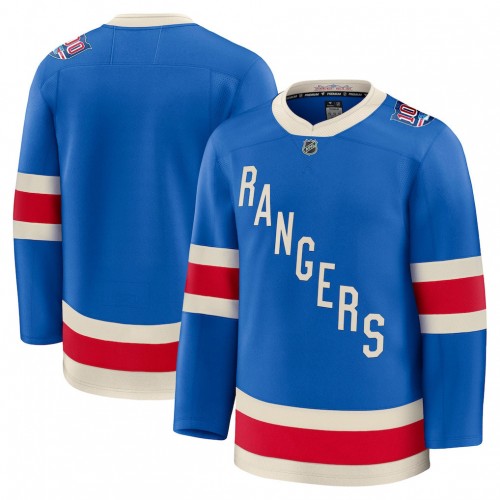 Men's New York Rangers Blue Centennial Premium Jersey Men's New York Rangers Blue Centennial Premium Jersey