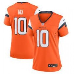 Bo Nix Denver Broncos Nike Women's Vapor F.U.S.E. Limited Jersey - Orange Bo Nix Denver Broncos Nike Women's Vapor F.U.S.E. Limited Jersey - Orange