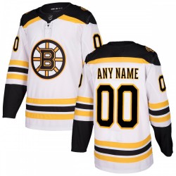Boston Bruins White Away Premium Custom Jersey