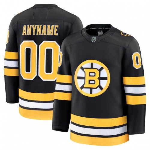 Boston Bruins Home Premium Custom Jersey - Black Boston Bruins Home Premium Custom Jersey - Black
