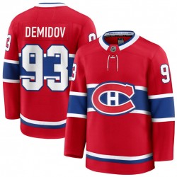 Ivan Demidov Montreal Canadiens Home Premium Jersey - Red
