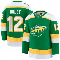 Matt Boldy Minnesota Wild Alternate Premium Jersey - Green Matt Boldy Minnesota Wild Alternate Premium Jersey - Green