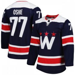 TJ Oshie Washington Capitals 2020/21 Navy Alternate Premium Player Jersey TJ Oshie Washington Capitals 2020/21 Navy Alternate Premium Player Jersey