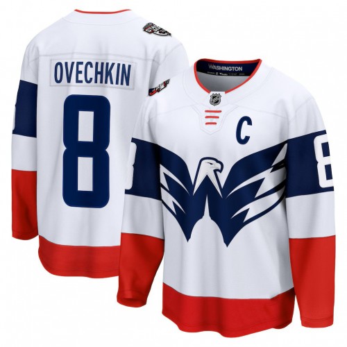 Alexander Ovechkin Washington Capitals White 2023 NHL Stadium Series Breakaway Premium Jersey Alexander Ovechkin Washington Capitals White 2023 NHL Stadium Series Breakaway Premium Jersey