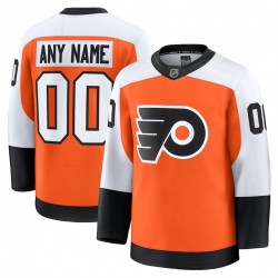 Men's Philadelphia Flyers Orange Home Premium Custom Jersey Men's Philadelphia Flyers Orange Home Premium Custom Jersey