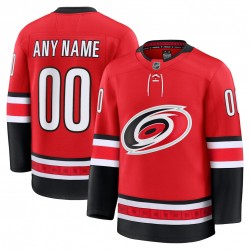Men's Carolina Hurricanes Alternate Premium Custom Jersey - Red Men's Carolina Hurricanes Alternate Premium Custom Jersey - Red