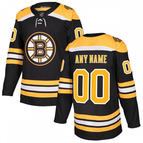 Boston Bruins Black Home Premium Custom Jersey