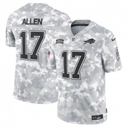 Josh Allen Buffalo Bills Nike Arctic Camo 2024 Salute to Service Limited Jersey
