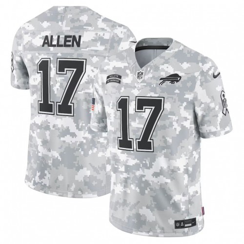 Josh Allen Buffalo Bills Nike Arctic Camo 2024 Salute to Service Limited Jersey Josh Allen Buffalo Bills Nike Arctic Camo 2024 Salute to Service Limited Jersey