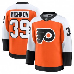 Men's Philadelphia Flyers Matvei Michkov Orange Home Premium Jersey Men's Philadelphia Flyers Matvei Michkov Orange Home Premium Jersey