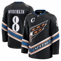 Alexander Ovechkin Washington Capitals Alternate 50th Anniversary Premium Jersey - Black Alexander Ovechkin Washington Capitals Alternate 50th Anniversary Premium Jersey - Black