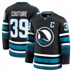 Men's San Jose Sharks Logan Couture Black Alternate Premium Jersey Men's San Jose Sharks Logan Couture Black Alternate Premium Jersey