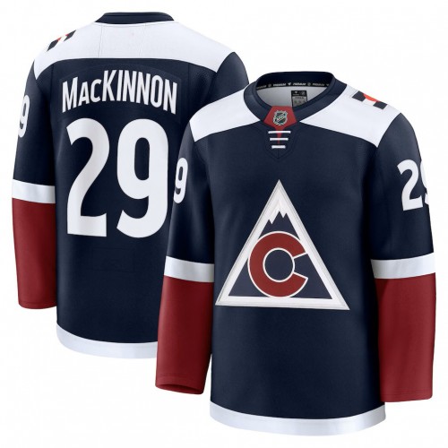 Men's Colorado Avalanche Nathan MacKinnon Navy Alternate Premium Jersey Men's Colorado Avalanche Nathan MacKinnon Navy Alternate Premium Jersey