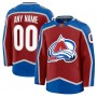 Men's Colorado Avalanche Burgundy Home Premium Custom Jersey Men's Colorado Avalanche Burgundy Home Premium Custom Jersey