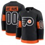 Men's Philadelphia Flyers Black Alternate Premium Custom Jersey Men's Philadelphia Flyers Black Alternate Premium Custom Jersey