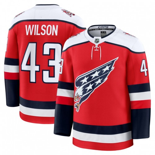 Tom Wilson Washington Capitals Alternate Premium Player Jersey - Red Tom Wilson Washington Capitals Alternate Premium Player Jersey - Red