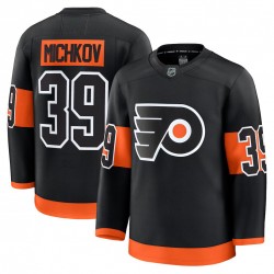 Men's Philadelphia Flyers Matvei Michkov Black Alternate Premium Jersey Men's Philadelphia Flyers Matvei Michkov Black Alternate Premium Jersey