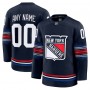 Men's New York Rangers Navy Alternate Premium Custom Jersey Men's New York Rangers Navy Alternate Premium Custom Jersey