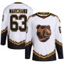 Brad Marchand Boston Bruins White Reverse Retro Premium Jersey Brad Marchand Boston Bruins White Reverse Retro Premium Jersey