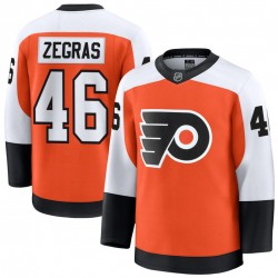 Men's Philadelphia Flyers Trevor Zegras Orange Home Premium Jersey Men's Philadelphia Flyers Trevor Zegras Orange Home Premium Jersey