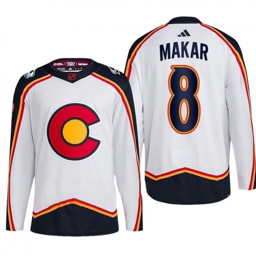 Cale Makar Colorado Avalanche Reverse Retro 2.0 Authentic Player Jersey - White Cale Makar Colorado Avalanche Reverse Retro 2.0 Authentic Player Jersey - White