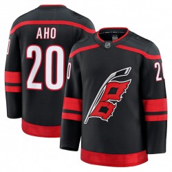 Men's Carolina Hurricanes Sebastian Aho Black Home Premium Jersey Men's Carolina Hurricanes Sebastian Aho Black Home Premium Jersey