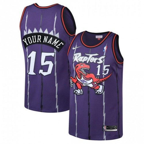 Toronto Raptors Nike Youth Swingman Custom Jersey Purple - Classic Edition Toronto Raptors Nike Youth Swingman Custom Jersey Purple - Classic Edition