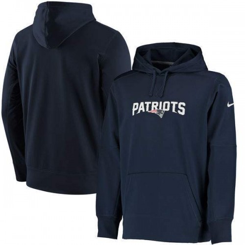 New England Patriots Club Nike Therma NFL Pullover Hoodie New England Patriots Club Nike Therma NFL Pullover Hoodie