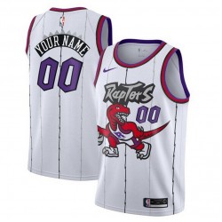 Toronto Raptors Nike Youth Swingman Custom Jersey White - Classic Edition Toronto Raptors Nike Youth Swingman Custom Jersey White - Classic Edition