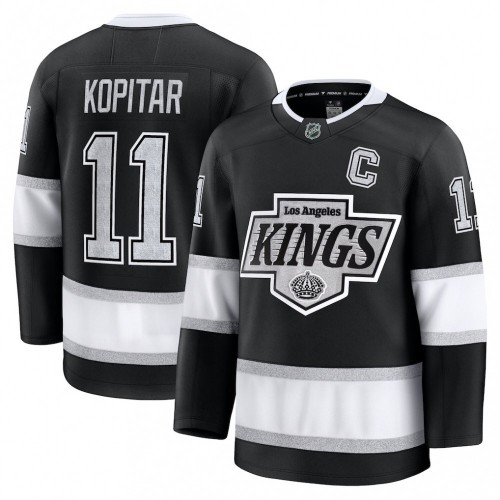 Anze Kopitar Los Angeles Kings Home Premium Jersey - Black Anze Kopitar Los Angeles Kings Home Premium Jersey - Black