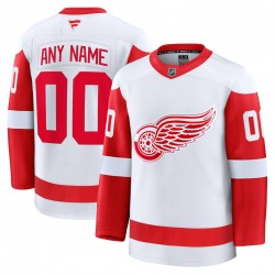 Detroit Red Wings Away Premium Custom Jersey - White Detroit Red Wings Away Premium Custom Jersey - White