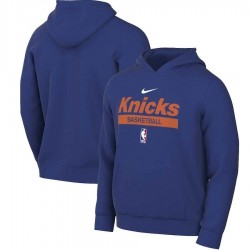 New York Knicks 2022/23 Nike Spotlight On-Court Practice Performance Pullover Hoodie New York Knicks 2022/23 Nike Spotlight On-Court Practice Performance Pullover Hoodie