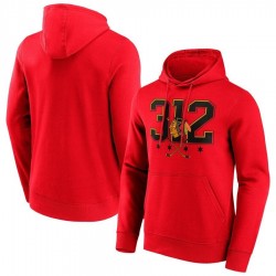 Chicago Blackhawks Fanatics Branded Hometown Graphic Hoodie - Red Chicago Blackhawks Fanatics Branded Hometown Graphic Hoodie - Red