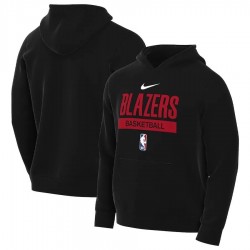 Portland Trail Blazers 2022/23 Nike Spotlight On-Court Practice Performance Pullover Hoodie Portland Trail Blazers 2022/23 Nike Spotlight On-Court Practice Performance Pullover Hoodie