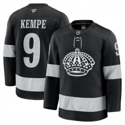 Adrian Kempe Los Angeles Kings Alternate Premium Jersey - Black Adrian Kempe Los Angeles Kings Alternate Premium Jersey - Black