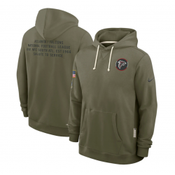 Atlanta Falcons Salute to Service Sideline Dominant Force NFL Pullover Hoodie