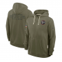 Atlanta Falcons Salute to Service Sideline Dominant Force NFL Pullover Hoodie Atlanta Falcons Salute to Service Sideline Dominant Force NFL Pullover Hoodie