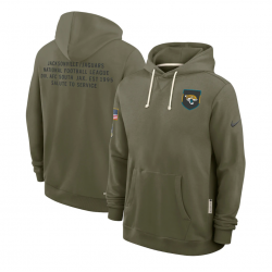 Jacksonville Jaguars Salute to Service Sideline Dominant Force NFL Pullover Hoodie Jacksonville Jaguars Salute to Service Sideline Dominant Force NFL Pullover Hoodie
