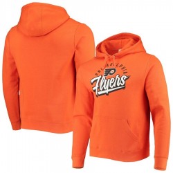 Men's Fanatics Branded Orange Philadelphia Flyers Script Wordmark Hoodie Men's Fanatics Branded Orange Philadelphia Flyers Script Wordmark Hoodie