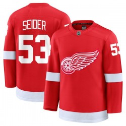 Moritz Seider Detroit Red Wings Home Premium Jersey - Red Moritz Seider Detroit Red Wings Home Premium Jersey - Red